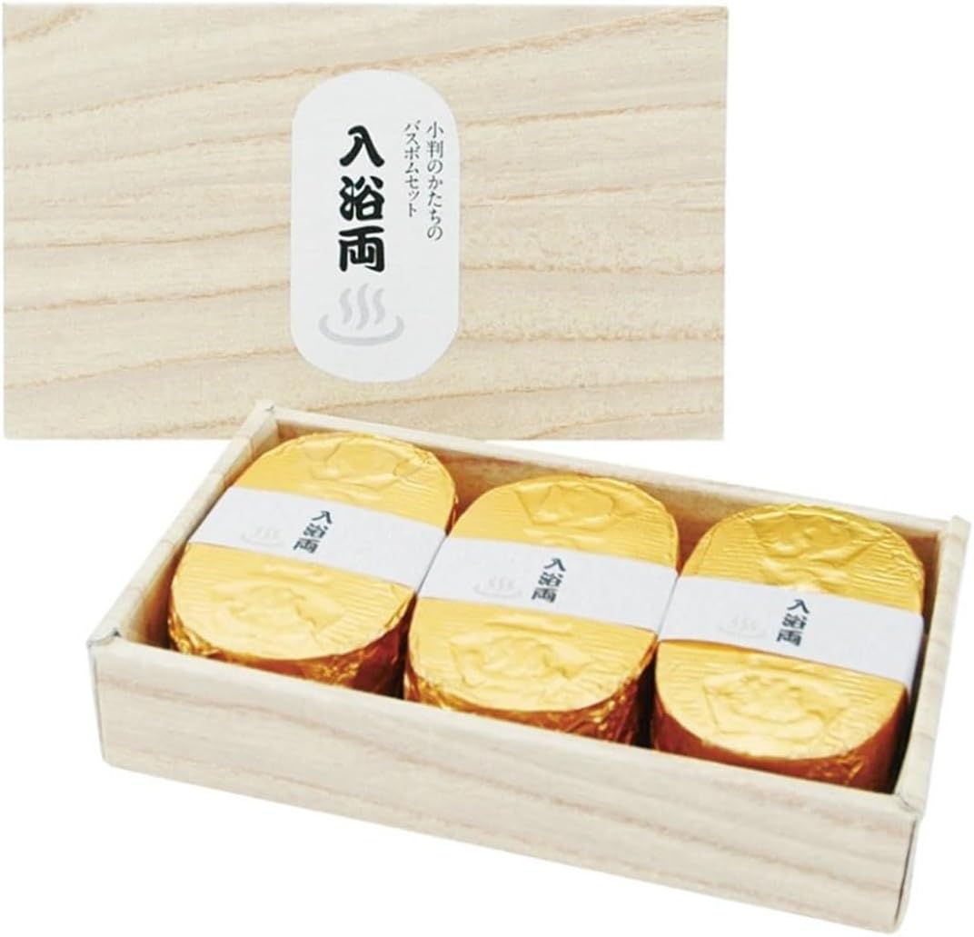 小判型バスボム 入浴両 3個入 五洲薬品